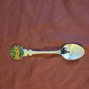 Vintage 1995 Coca Cola Collectible Metal Spoon Made in New Zealand,Silver Plated